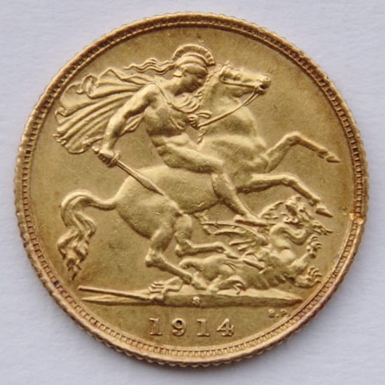 Difference between a Gold Sovereign and a Half Sovereign